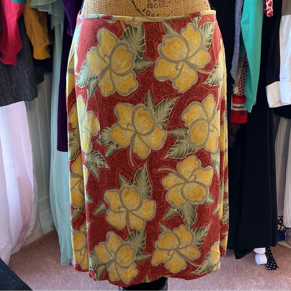 NWT Tommy Bahama Silk Blend Skirt Sz 8